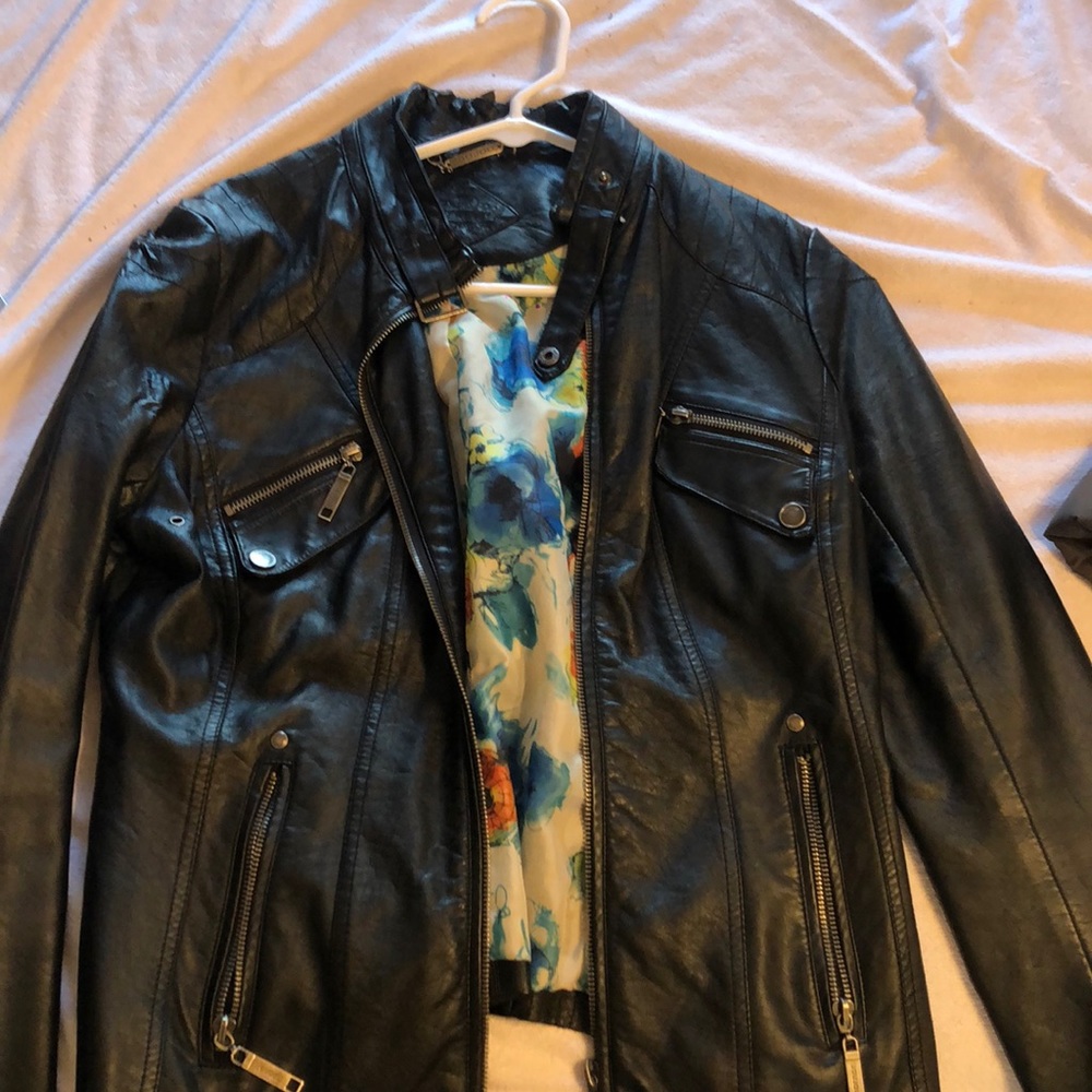 Black leather Jacket